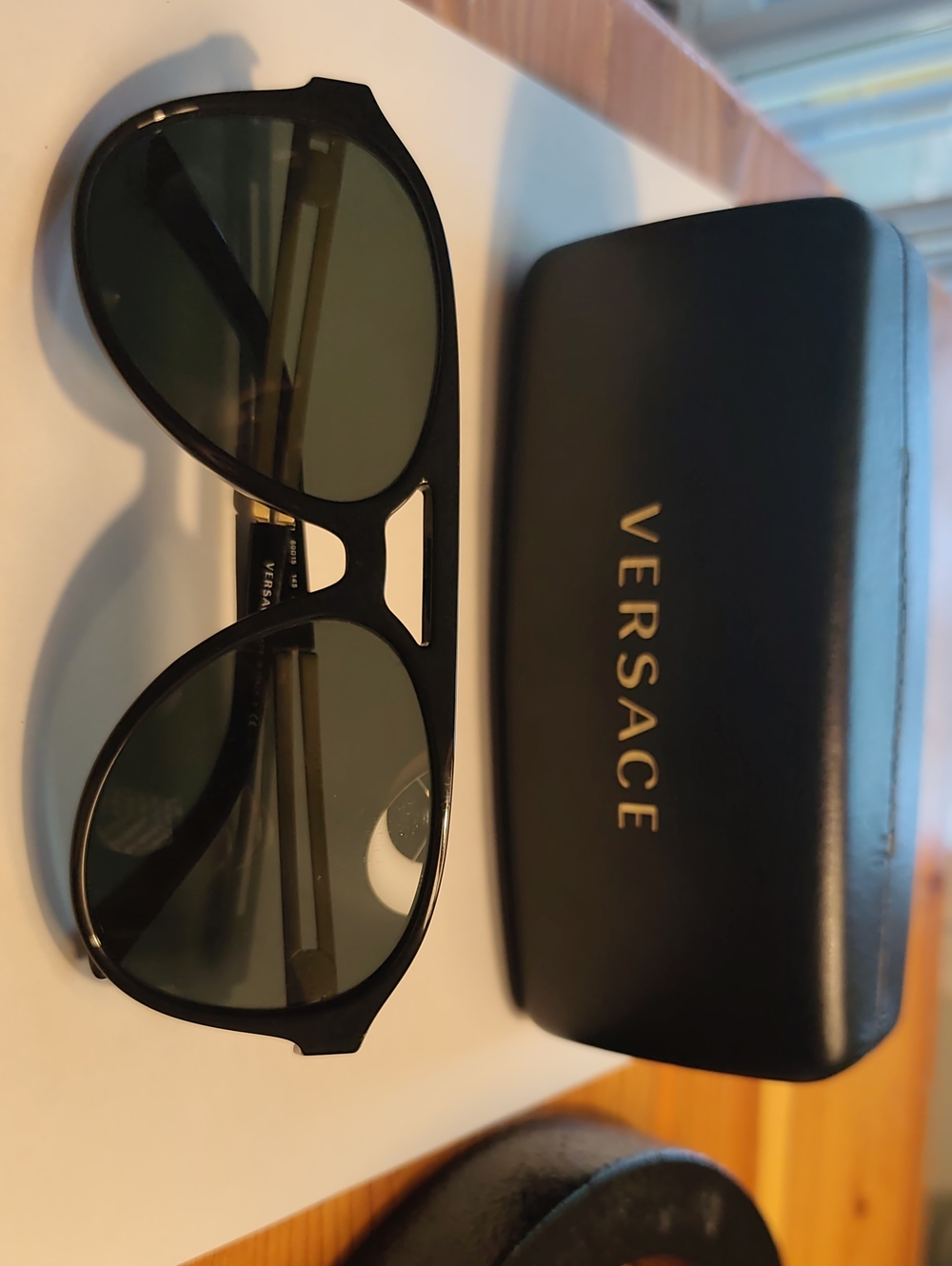 Authentic Versace Sunglasses – Black Frame – Pre-Owned